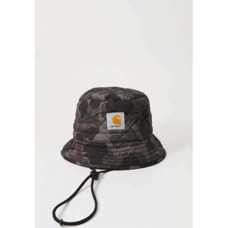 CARHARTTMYTON BUCKET HAT 100% RECYCLED POLYESTER CAMO DUCK GREY