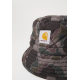 CARHARTTMYTON BUCKET HAT 100% RECYCLED POLYESTER CAMO DUCK GREY