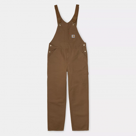 CARHARTT BIB OVERALL 100% COTTON HAMILTON BROWN RINSED