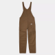 CARHARTT BIB OVERALL 100% COTTON HAMILTON BROWN RINSED