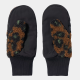 CARHARTT ORLA MITTEN CAMO LEO JAQUARD TAMARIND BLACK