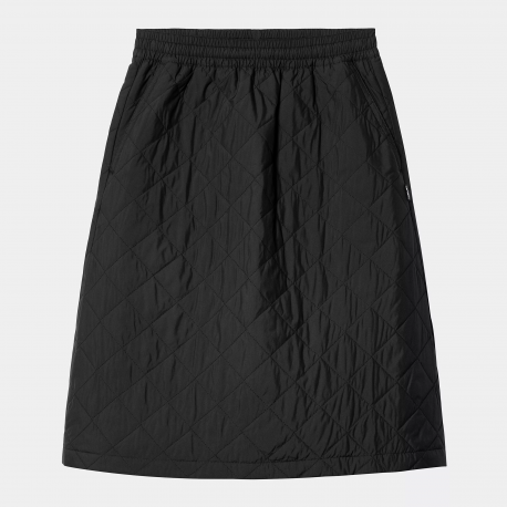 CARHARTT W' SELMA SKIRT 100% RECYCLED POLYESTER BLACK 