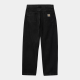 CARHARTT LANDON PANT 100% COTTON BLACK HEAVY STONE WASH NO LENGTH