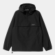 CARHARTT WINDBREAKER PULLOVER 100% COTTON NYLON BLACK/WHITE