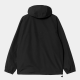 CARHARTT WINDBREAKER PULLOVER 100% COTTON NYLON BLACK/WHITE