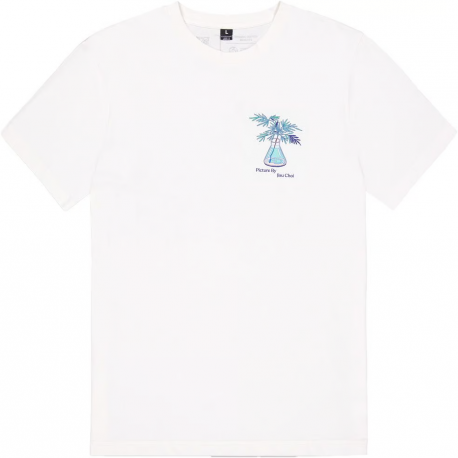 PICTURE BLUE PRINT TEE NATURAL WHITE