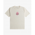 RVCA T-SHIRT POPPIES ANTHIQUE WHITE