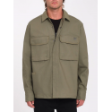 VOLCOM TT IGUCHI WORK SHIRT LS WINTERMOSS