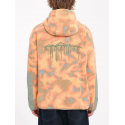 VOLCOM TT B IGUCHI ZIP FLEECE TIGERLILY