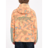 VOLCOM TT B IGUCHI ZIP FLEECE TIGERLILY