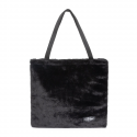 EASTPAK CHARLIE 2Q8 FUZZY BLACK (AUTHENTIC/HYPERFUZZY)