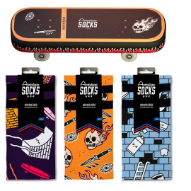 AMERICAN SOCKS SKATEBOARD GIFTBOX