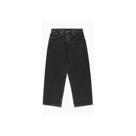 CARHARTT BRANDON PANT 100% COTTON BLACK STONE WASHED