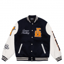 JACKER JACKET CARNADO VARSITY  NAVY WHITE