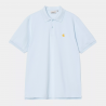 CARHARTT S/S CHASE PIQUE POLO 100% COTTON AIR SKY/GOLD