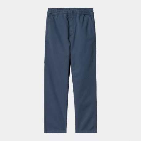 CARHARTT FLINT PANT 100 % ORGANIC COTTON DUSKY BLUE GARMENT DYED