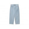 CARHARTT BRANDON PANT 100% COTTON BLUE STONE BLEACHED