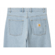 CARHARTT BRANDON PANT 100% COTTON BLUE STONE BLEACHED