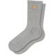 CARHARTT CHASE SOCKS COTTON POLYESTER GREY HEATHER/GOLD