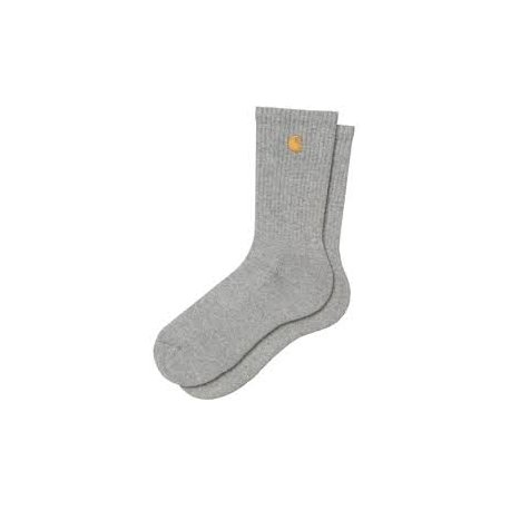 CARHARTT CHASE SOCKS COTTON POLYESTER GREY HEATHER/GOLD