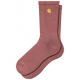 CARHARTT CHASE SOCKS COTTON POLYESTER DUSKY PINK / GOLD