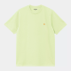 CARHARTT S/S CHASE T-SHIRT 100% COTTON AIR GREEN / GOLD