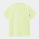 CARHARTT S/S CHASE T-SHIRT 100% COTTON AIR GREEN / GOLD