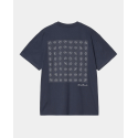 CARHARTT S/S FUROSHIKI T-SHIRT 100% ORGANIC COTTON BLUE / WHITE