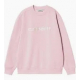 CARHARTT W' CARHARTT SWEAT 74/26 COTTON AIR PINK / WAX 