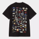 CARHARTT S/S LOGO T-SHIRT 100% ORGANIC COTTON BLACK 