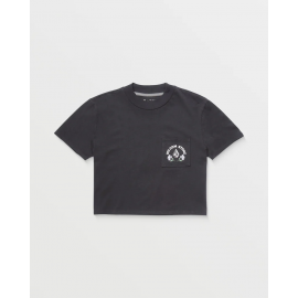 VOLCOM POCKET DIAL TEE VINTAGE BLACK