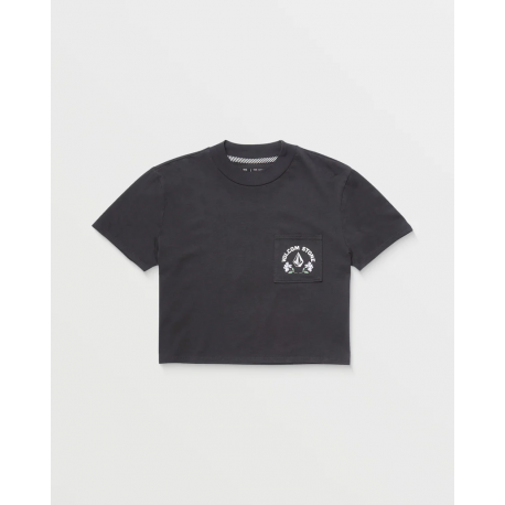 VOLCOM POCKET DIAL TEE VINTAGE BLACK