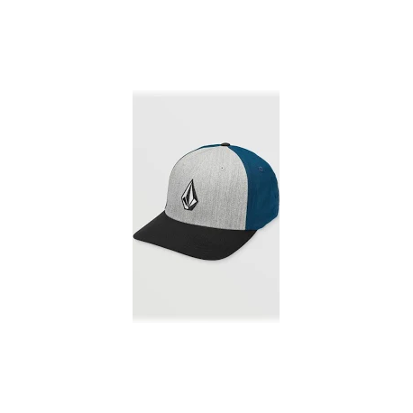 VOLCOM FULL STONE HTHR FLEXFIT HAT DEEP BLUE