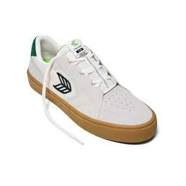 CARIUMA T20  PRO GUM SMOKE WHITE SUEDE AND MESH BLACK LOGO GREEN