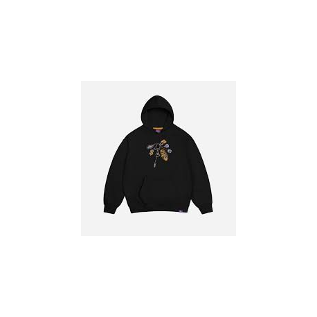 JACKER KEYCHAIN HOODIE BLACK