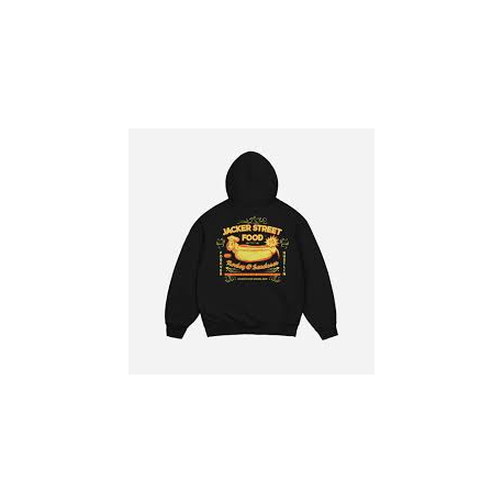 JACKER HOT DOGGY HOODIE BLACK