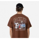 JACKER RATS PARTY T-SHIRT BROWN