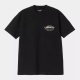 CARHARTT W' S/S CATALOGUE C LOGO T-SHIRT 100% ORGANIC COTTON BLACK