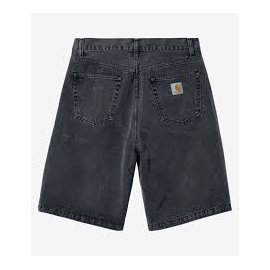 CARHARTT LANDON SHORT 100% COTTON BLACK HEAVY STONE WASH NO LENGHT