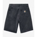 CARHARTT LANDON SHORT 100% COTTON BLACK HEAVY STONE WASH NO LENGHT