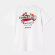 CARHARTT S/S CRAB PAINT T-SHIRT 100%  ORGANIC COTTON WHITE