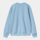 CARHARTT SWEAT 58/42% COTTON/POLYESTER BLUEBIRD / FLEUR DE SEL