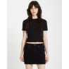 VOLCOM VOLCOMSTONE TIGHT CROP BLACK