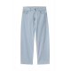 CARHARTT LUCAS PANT 100% COTTON BLUE BLEACHED