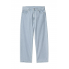 CARHARTT LUCAS PANT 100% COTTON BLUE BLEACHED