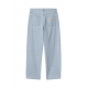 CARHARTT LUCAS PANT 100% COTTON BLUE BLEACHED